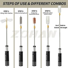 ZOHAN Gun Cleaning Kit for 12 Gauge – 13-in-1 Shotgun Cleaning Kit with Reinforc