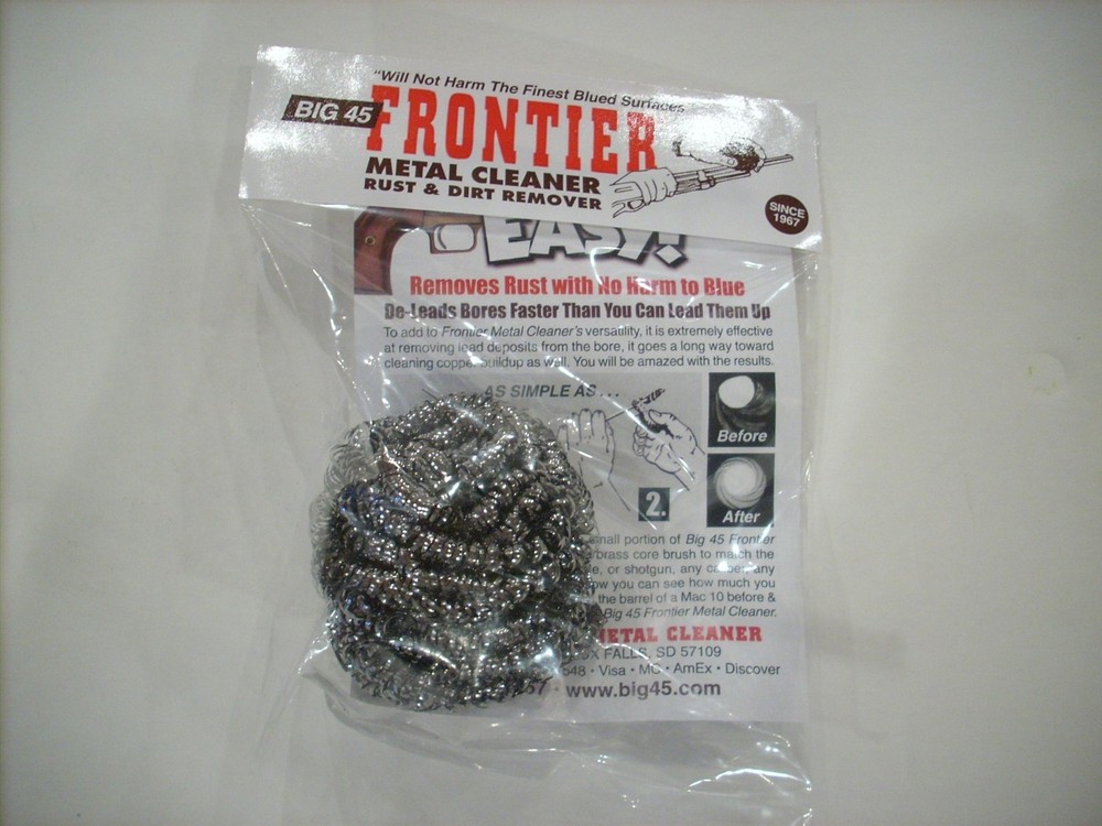 Big 45 Frontier Metal-Bore Cleaner Pads (select 1,2,3,4) Free Shipping