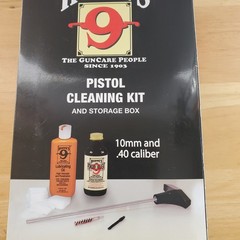 Hoppes Pistol Cleaning Kit For Caliber .40 / 10mm W/Case New Open Box Gun