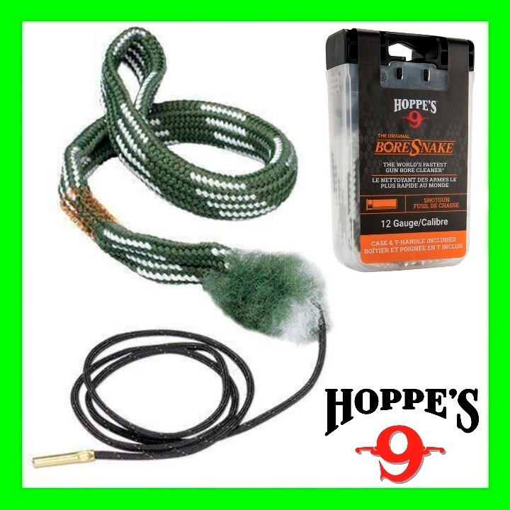 Hoppe’s DEN BoreSnake 12 Gauge Shotgun Cleaning Rope Brush Tool 24035D