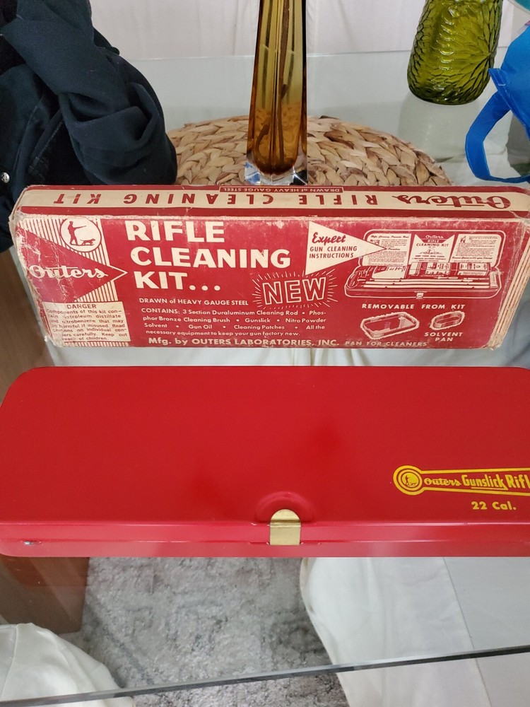 Outers Rifle Cleaning Kit No. 477 22 CAL Vintage