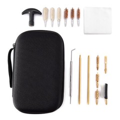 .357/.38/9mm.40.45 Caliber Pistol Cleaning Kit Brass Brush Jag and Cotton Mops