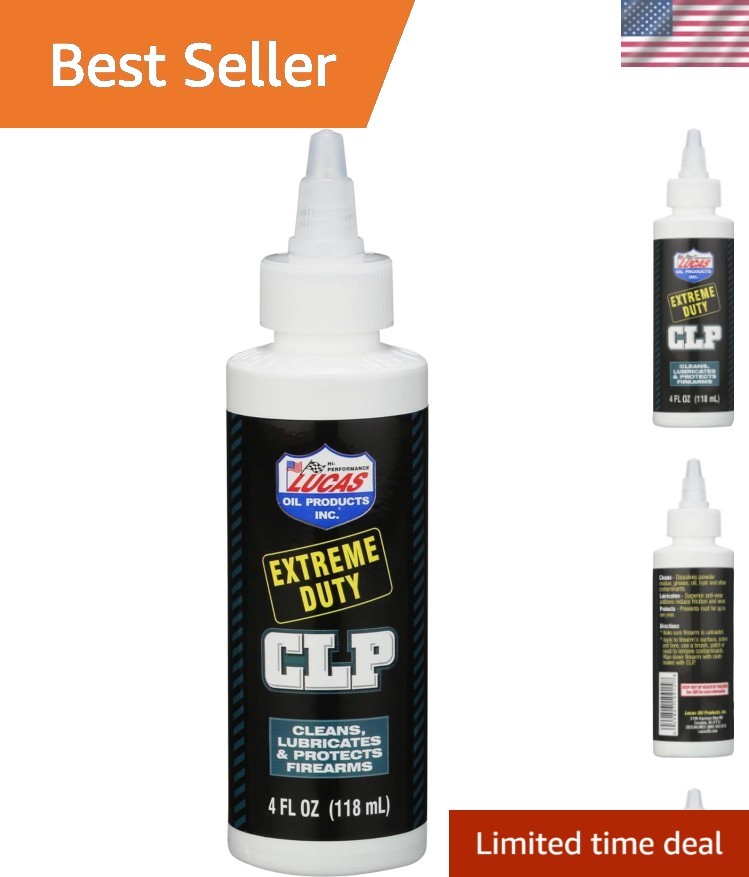 Compact 4 oz Extreme Duty CLP Gun Oil – Safe & Effective Firearm Maintenance