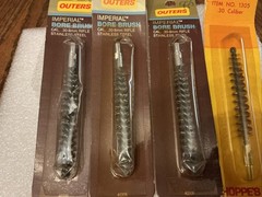 Lot of 4 NOS,Hoppe’s/Outers Bore Brushes,.30 Caliber,8mm