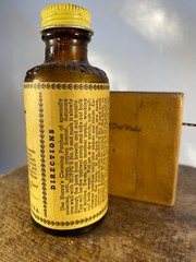 Vintage 1937 Hoppe’s Nitro Powder Solvent No. 9, Bottle Only/No Contents