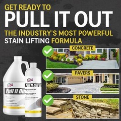 CHOMP! Concrete Oil Stain Remover: Pull It Out for Garage Floors & Driveways 128