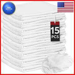 Nabob Wipers Lint Cloth 15 – 100 Cotton Cleaning Exact Cut – For