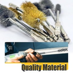 8 Pcs Drill Wire Bore Brush Set Wire Brush for Drill Bore Brush W8M43246