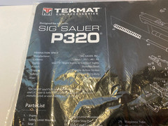 TekMat Cleaning Mat for use with Sig Sauer P320, Black 17″ X 11″