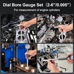 Precision Bore Gauge Set 2″-6″ Range – 0.001″ Accuracy for Engine