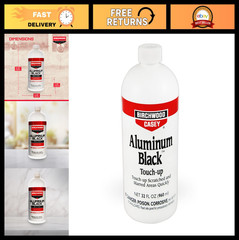 Fast-Drying Aluminum Black Metal Finish for Gun Restoration & Cleaning, 3oz