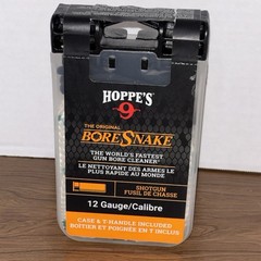 Hoppe’s -Bore Snake- 12 Ga.- Includes T-Handle- New, Sealed. Torn Label.