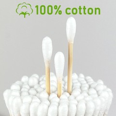 400/200 ct 6 Inch Double-Ended Gun Cleaning Swabs with Bamboo Sticks – Ideal for
