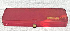 Outers Rifle Cleaning Kit 477 30 Cal Red Metal Case Used Vintage