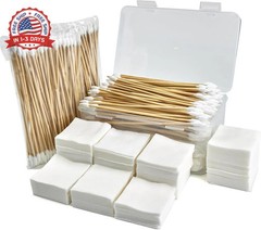 Gun Cleaning Supplies – Cleaning Patches and Cotton Swabs, 6″ Long Cotton Swab &
