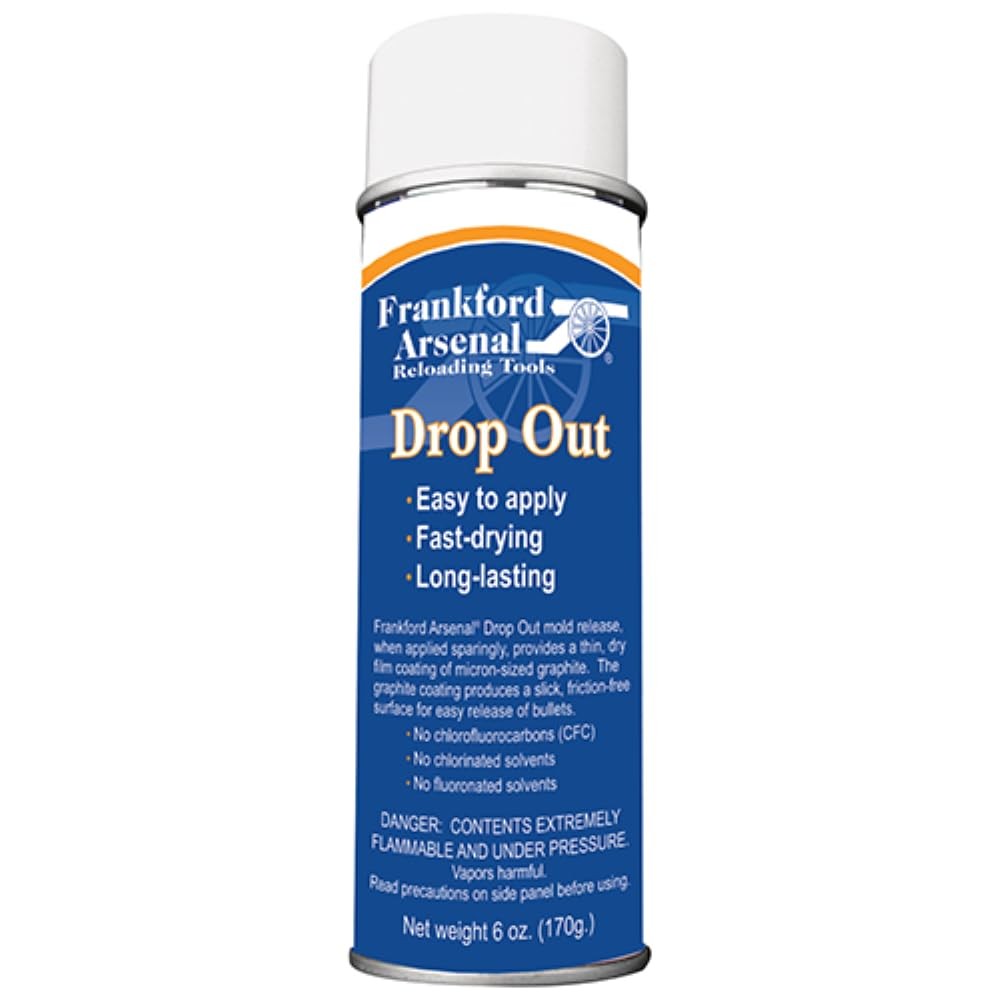 Frankford Arsenal 6 oz. Aerosol Drop Out Bullet Mold One Size, blue, white