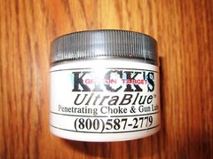 KICK’S ULTRA BLUE PENETRATING CHOKE TUBE & GUN LUBE 1 OZ JAR NEW!!!