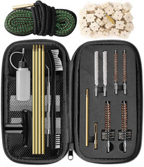 Universal Gun Cleaning Kit for .22 .223Cal 5.56Mm .22LR Rifle Pistol, Bore Chamb