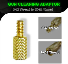 Solid Brass Gun Patch Holder Shotgun Cleaning Kit 12 Gauge Cloth Slotted Tip for