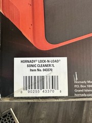 NEW OLD STOCK DISCONTINUED HORNADY LOCK N LOAD SONIC CLEANER HUGE 7L CAP. 043370