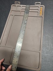 Grey Anti-slip Gun Maintenance Mat, Rubberized Repair Cleaning Pad 15.9″ x 9.8″
