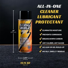 StrikeHold 12oz Gun Oil Lube CLP Gun Cleaner Shotgun Rifle Pistol Gun Cleaning