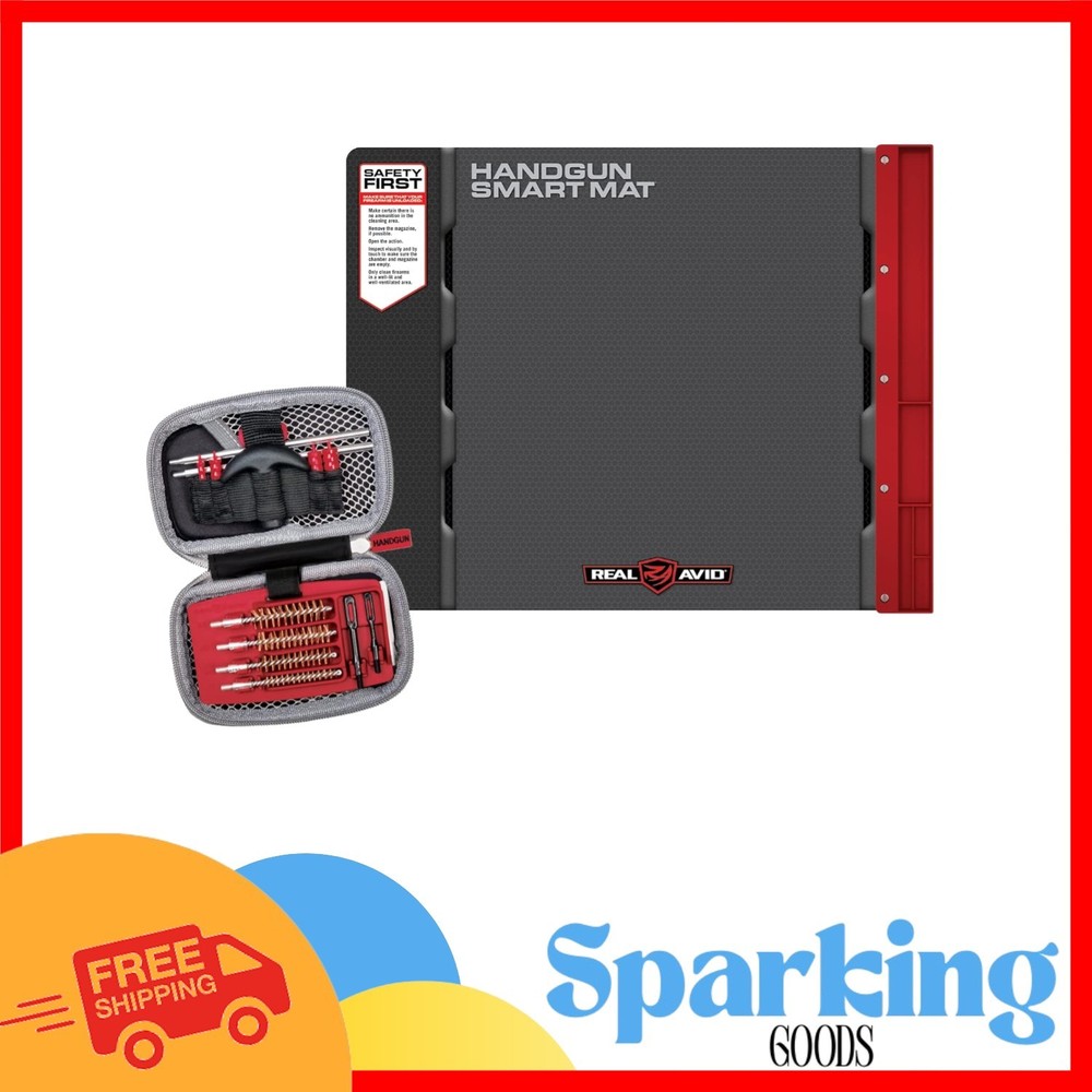 Complete Cleaning Set for Pistols – Includes Smart Mat, Supplies & Storage Case