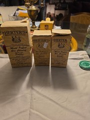 Vtg. Herter’s Gun Cleaning Patches Lot – Perfect Full Boxes 12/16 Ga & .38-.45
