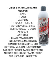 Gibbs Brand Lubricant ( 1- 12OZ CAN) Penetrating Oil