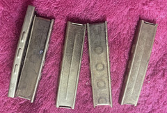 8mm Two Piece Stripper Clip, Brass, Five (5)