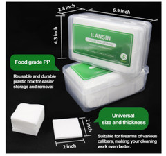 1500PCS Gun Cleaning Patches – 2″x2″ Lint-Free Cloths for All Firearms