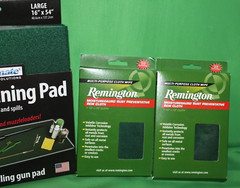 Drymate Large Surface Solution Gun Cleaning Pad Large With Remington Cloths