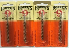 4 Hoppe’s Gun Cleaning Brushes .35 caliber