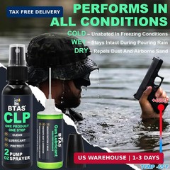 BTAS Gun Cleaner and Lubricant CLP Gun Oil Cleaning Kit Universal Spray Solvent