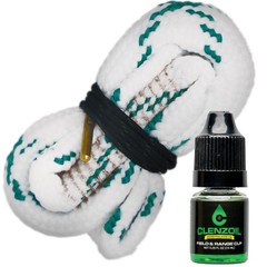 Cobra Bore Cleaner | Gun Barrel Cleaning Tool with Brass Brush & Cotton Rope
