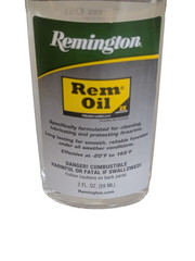 Lot of 2 Remington Rem Oil Bottle Green 2 oz