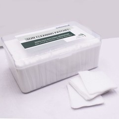 1000 Pieces Gun Cleaning Patches with Storage Case Highly Absorbent Lint Free