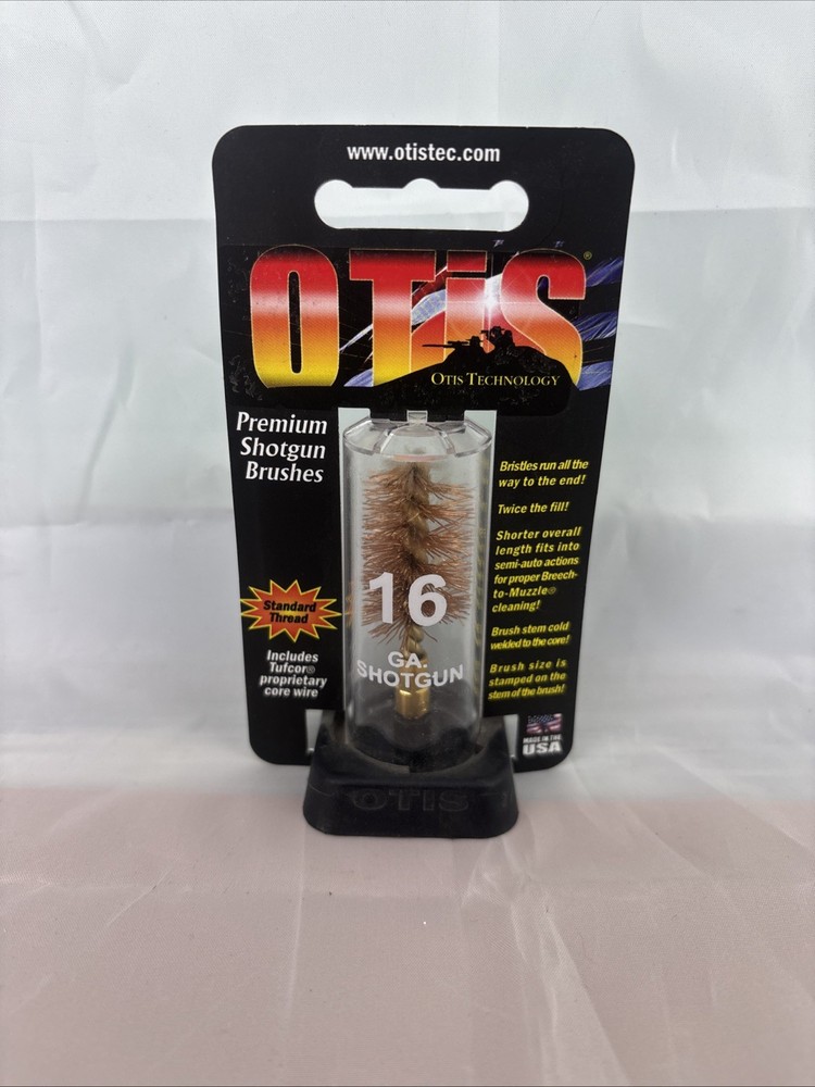 OTIS Brass Bore Brush 16 GAUGE Includes free standing storage