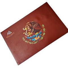 Custom Pistol LEATHER GUN CLEANING MAT Colt, Glock, measures 11″ x 17″ Mexico