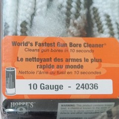 Hoppe’s BoreSnake Shotgun Bore Snake Cleaner 10 Gauge Brass White/Brown 24036