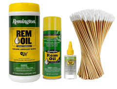 Rem Wipes Oil 60 Wipes, Rem Oil Spray 4 Oz, Rem Oil Squeeze Bottle 1 oz 100 swab