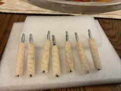 Lot of 7 NOS,Kleen Bore Pistol Chamber Bore Mops,.30 Thru .38 Caliber