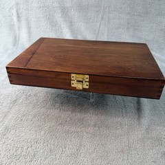 Vtg Gunmaster UGC 76W Universal Gun Cleaning Kit Dovetailed Wood Box Never Used