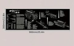 AR-15 Tactical Gun Cleaning Mat 12×36 – Heavy-Duty Non-Slip Armorer Bench Pad 🔥