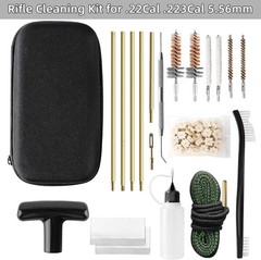 Universal Gun Cleaning Kit .22 .223Cal 5.56mm .22LR Rifle Pistol Bore Chamber