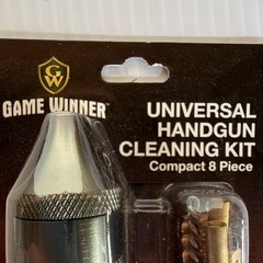 Game Winner Compact 8-Piece Universal Handgun Cleaning Kit .22-.45 MPN HTGW7006