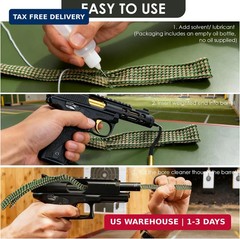 23 Pieces Universal Gun Cleaning Kit for Handguns and Rifles, Gun Cleaning Suppl