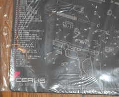 Cerus Gear Smith & Wesson (S&W) M&P Pistol Cleaning Mat 12″ x 17″ – Black