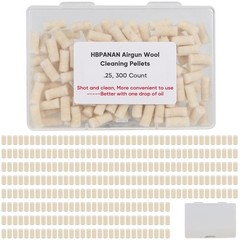 Precision Airgun Cleaning Wool Felt Pellets 300 ct