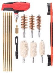 Birchwood Casey SHGCLNKIT Cleaning Kit 17 Pieces Black/Red